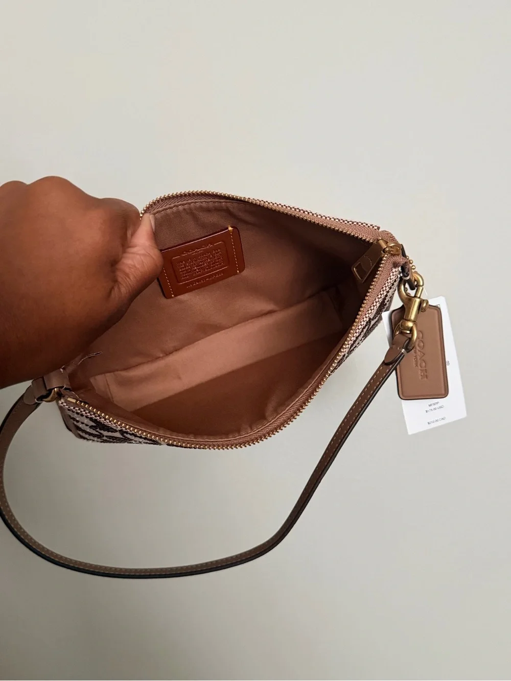 Coach crystal jacquard plaza bag NEVER WORN ‼️